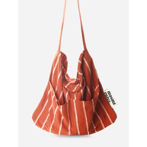 Rabbit eco bag_Wide orange