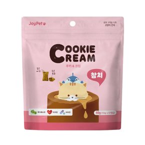 야옹이 겉바속촉 조이펫 고양이 간식 60g 동물 애묘 냐옹 쿠키앤크림 참치 치킨