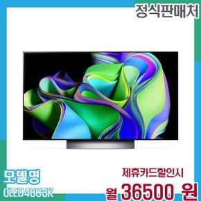 스마트TV 올레드evo 4K UHD 48인치 OLED48C3K 60개월 49,500