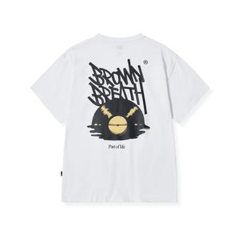 ★BROWNBREATH★ DONT MESS TEE WHITE TOP - Brownbreath Online Store