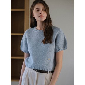 Olly Half Sleeve Knit [Sky Blue]