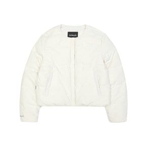 우먼즈 엔젤 아플리케 경량 다운 자켓 - IVORY Z254WDW530012