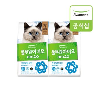  [풀무원아미오] 건강담은식단 고양이 헤어볼케어 6.4kg (400gX16EA)X2개