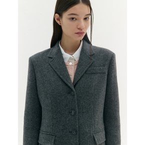CLASSIC WOOL JACKET (dust gray)