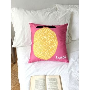 레몬팝 아트 쿠션 커버