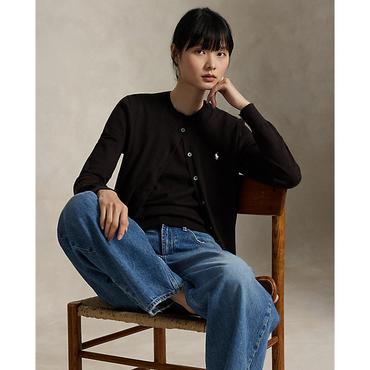폴로 랄프 로렌 여성 코튼 크루넥 카디건(WMPOSWENDW20418200)