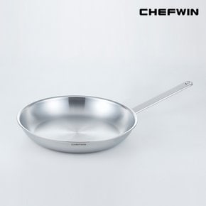 304STS 통5중 프리미엄 스텐 24cm 후라이팬+304STS 24cm 멀티웍