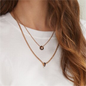 솔리드 타임리스 목걸이-L-BU-RG/Solid Timeless Necklace-L-BU-RG