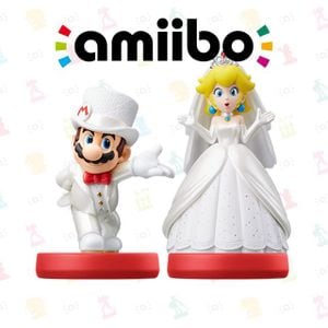 1300K 닌텐도 아미보 웨딩 마리오 피치 공주 시리즈 amiibo