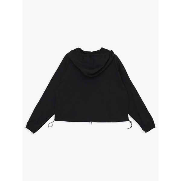 TWO-WAY STRING WIND BREAKER_BLACK