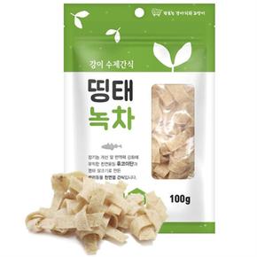 강아지간식 명태 녹차 100g 애견 반려견 수제 간식 강아지간식 애견간식 반려견간식 강아지명태간식 애견명
