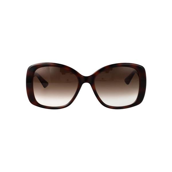 확대된 대표 구찌 선글라스 GG0762S 002 HAVANA BROWN