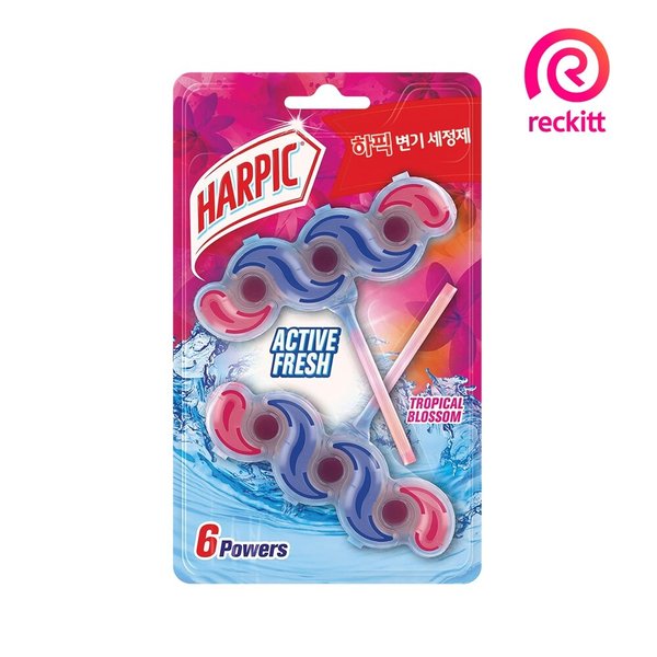 하픽 액티브 프레쉬 트로피칼 블로썸향 변기세정제 35g 2개입 x1개