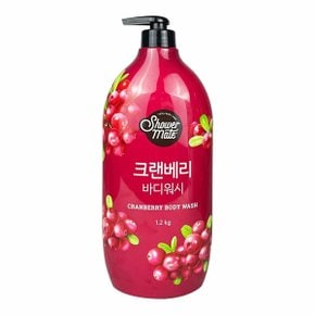 샤워메이트 바디워시 1.2kg 크린베리향 O (W9470DE)