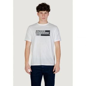 Armani Exchange 아르마니 익스체인지 프린트 티셔츠 - 흰색 7855264