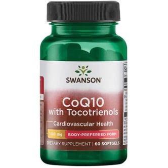  스완슨 CoQ10 코큐텐 100mg 토코트리에놀 60정 SWU349