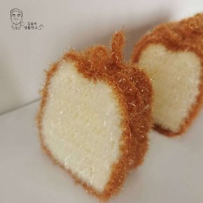 아크릴 식빵 수세미 주방 뜨개수세미 거품 설거지