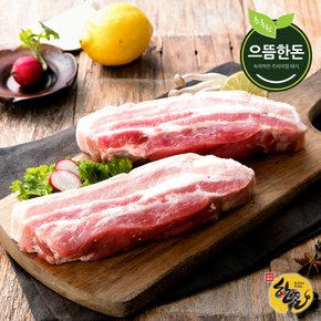 국내산 한돈 냉장 삼겹살 1kg (수육용)