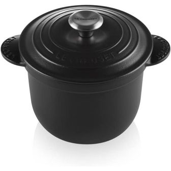  영국 르쿠르제 무쇠냄비 Le Creuset Enameled Cast Iron Rice Pot with Stoare ert 18cm Matte