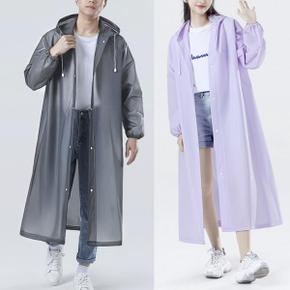 /이룸 여자 남자 EVA 레인코트 패션 경량 우비 코트우의