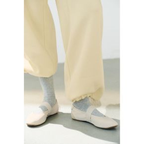 ZARA 자라 우먼 엘라스틱 스포티 발레리나 플렛 슈즈 에크루 화이트 5238810002 5238810 1323075