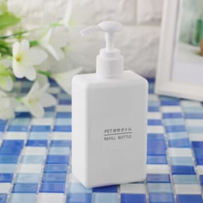 욕실 디스펜서 사각 리필용기 / 280ml 공병 펌프용기