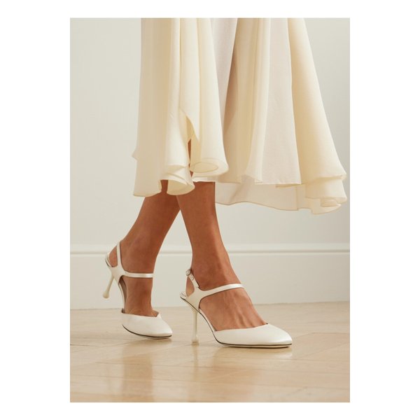 픽시 새틴 메리 제인 펌프스 80mm 아이보리 1647597347840874