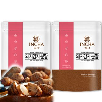 인차 국내산 돼지감자 분말 가루 400g (200gX2팩)