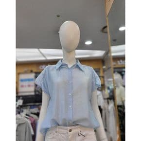 세이브존05 카라넥 셔링 캡소매 브라우스 lfz2nb47 1_P424913396