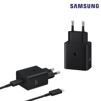 삼성 전자 정품 속도 빠른 45W 절전형 충전기 USB C TO C 케이블 포함 상품 EP-T4511 N