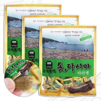 셀러허브 [굿소일] 국산 톳 다시마 영양 젤리 캬라멜 180g 3봉 (S12917610)