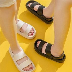 여성 투웨이 샌들 여성 키높이 샌들 미끄럼 쿠션 슬리퍼 여름 비...