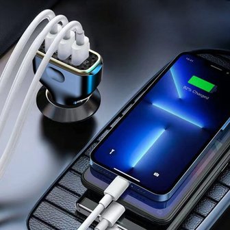 보리보리 차량용 QC3.0 + PD 3포트 고속충전 시거잭_P368431086