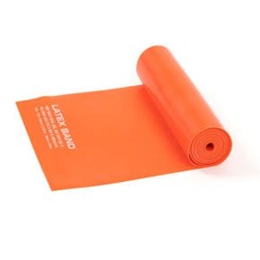 천연라텍스밴드 0.45mm 오렌지 홈트밴드 스트레칭 오십견