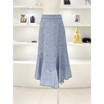 듀엘 [여주점] 여성 레이스 머메이드 뒷밴딩 스커트 (D252MSD042)