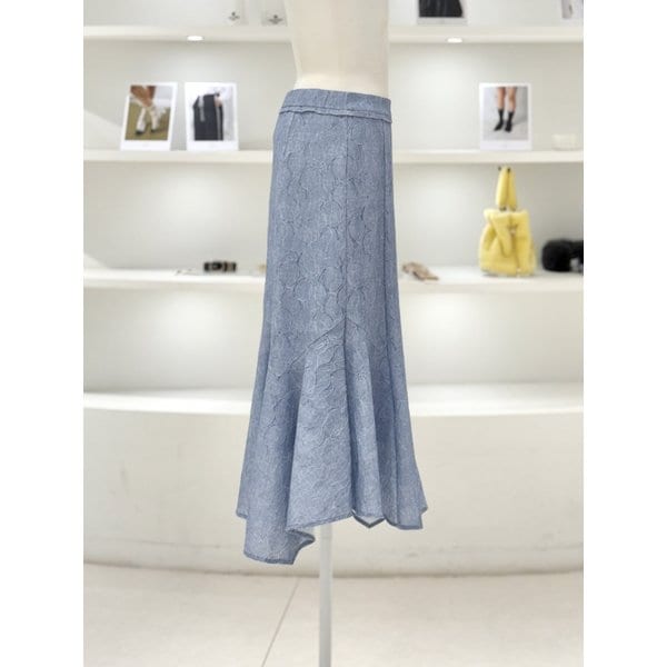 [여주점] 여성 레이스 머메이드 뒷밴딩 스커트 (D252MSD042)