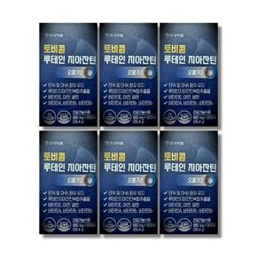 안국약품 토비콤 루테인 지아잔틴 오메가3 980mg x 30캡슐 6박스