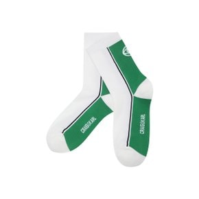 [크랙앤칼] 남성 컬러 배색 중목양말  C263MAS702 GREEN