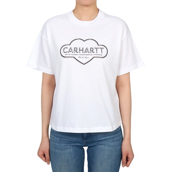 [부산점] 윕 클라우드 하트 여성 반팔티셔츠 I036380 02XX