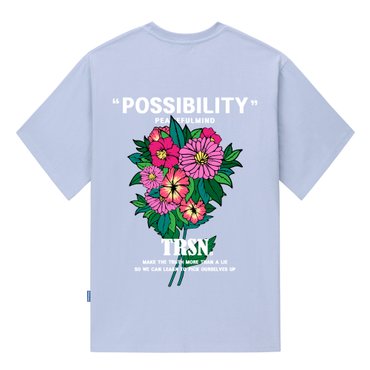 트립션 POSSIBILITY FLOWER 티셔츠 - 퍼플