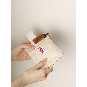 Mini strap pouch _ Solid 베이지