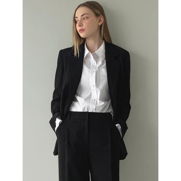 백스트랩 셔링 블라우스 VB59BLM108Z