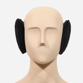 털내피 기모 와이어 방한 귀마개 - 블랙 남녀공용 따뜻한귀마개