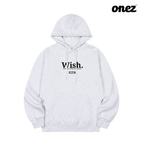 원즈 OZ 기모 후드티 WISH (OZ190) 오트밀