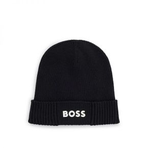 WI24_50499423_001 BOSS 시그니처 울 혼방 비니 50499423_001 4038632