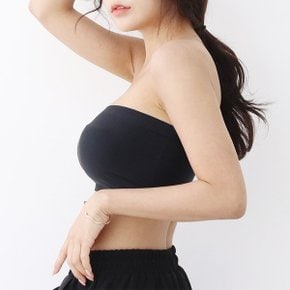 Sms 8282 여성 매쉬쿨 무봉제 브라탑 튜브탑 일체형패드