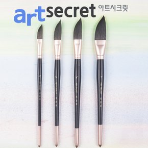 새한아트 아트시크릿 787 SQ DS 고품질 수채화 브러쉬 전문가용 사형 앵글 붓