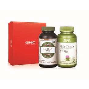 [GNC 눈과 간 건강세트] 루테인20mg(90캡슐)+밀크씨슬(60캡슐)