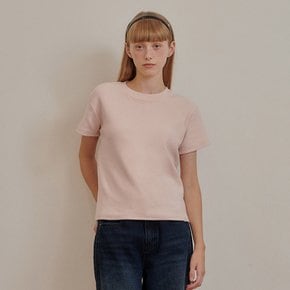 Peach Round Half T-shirt