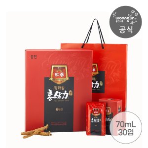 웅진식품 장쾌삼 홍삼력 골드 (70mlx30포) 선물세트